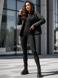 Jachetă de femei negru OZONEE JS/11Z8226Z