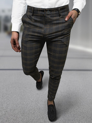 Pantaloni chino bărbaţi antracit OZONEE DJ/5632