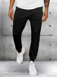 Pantaloni de trening bărbaţi negri OZONEE JS/68K10350Z