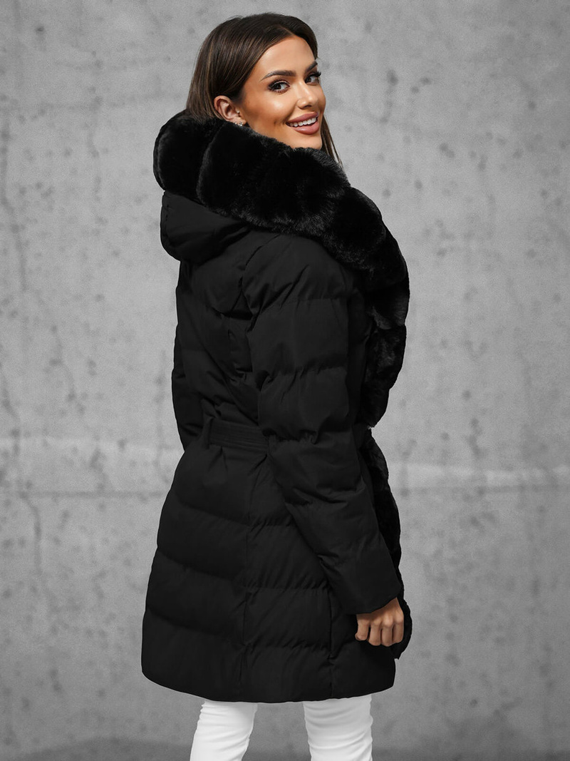 Geacă de femei neagra OZONEE JS/5M3158/392