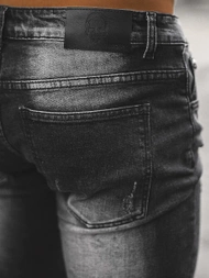 Blugi bărbaţi negri OZONEE NB/MP0126N