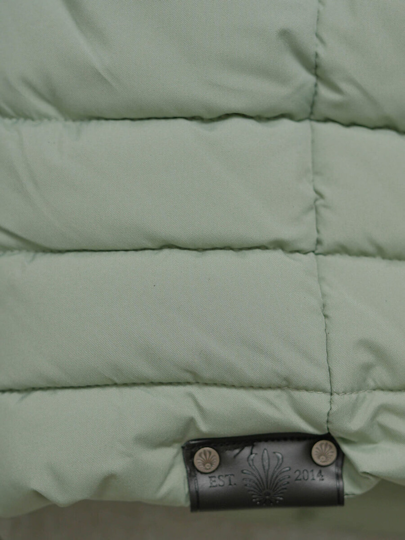 Geacă de femei verde-mentă OZONEE O/W377Z