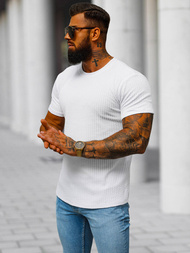 Tricou bărbați alb OZONEE O/7766T