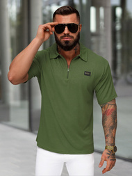 Tricou polo bărbați kaki OZONEE O/YN2/593