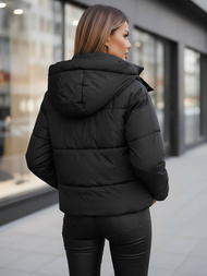 Geacă de femei neagră OZONEE JS/16M9188/392Z