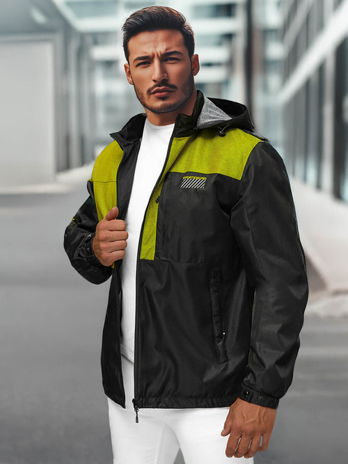 Jachetă bărbați neagră OZONEE JS/22M311/392Z