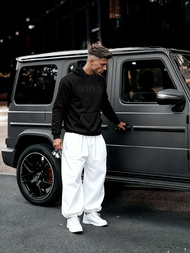 Hanorac bărbați negru OZONEE JS/8B1968/3