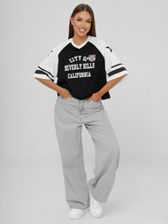 Tricou femei negri OZONEE JS/R62493