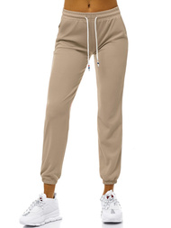 Pantaloni de training femei bej OZONEE JS/1020/A8