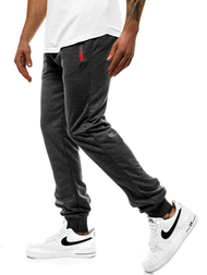 Pantaloni de trening bărbaţi antracit JS/XW007S