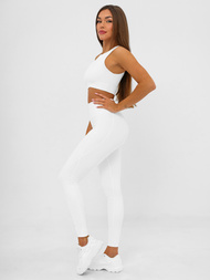 Colanţi femei albi OZONEE JS/17K585/1