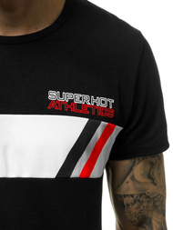 Tricou bărbați negri OZONEE JS/KS1957