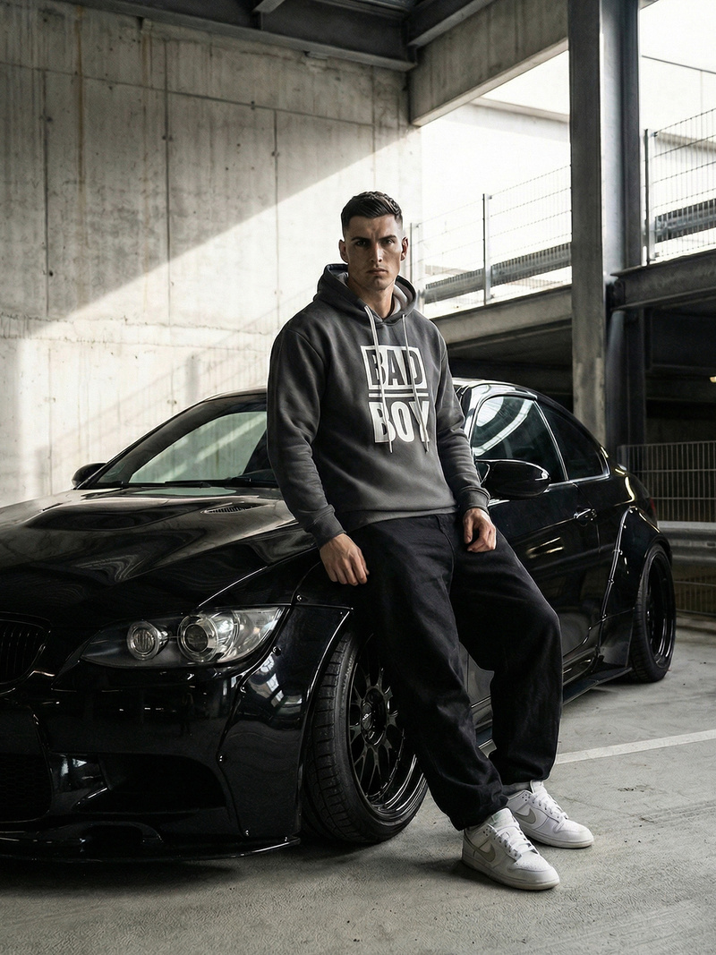 Hanorac bărbați antracit OZONEE JS/65B3909/5Z