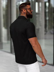 Tricou polo bărbați negru OZONEE NB/MT3124
