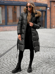 Geacă damă neagra OZONEE JS/5M3298/392Z