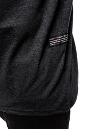 Tricou cu mânecă lungă antracit OZONEE O/1292Z