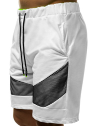 Pantaloni scurti bărbați albi OZONEE JS/KS2503
