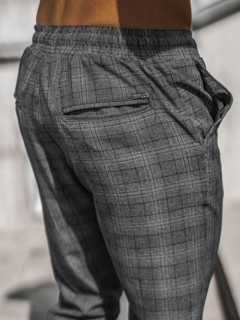 Pantaloni chino bărbaţi antracit OZONEE DJ/2290/22Z