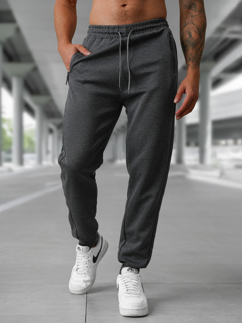 Pantaloni de trening bărbaţi antracit OZONEE JS/15K1850/5