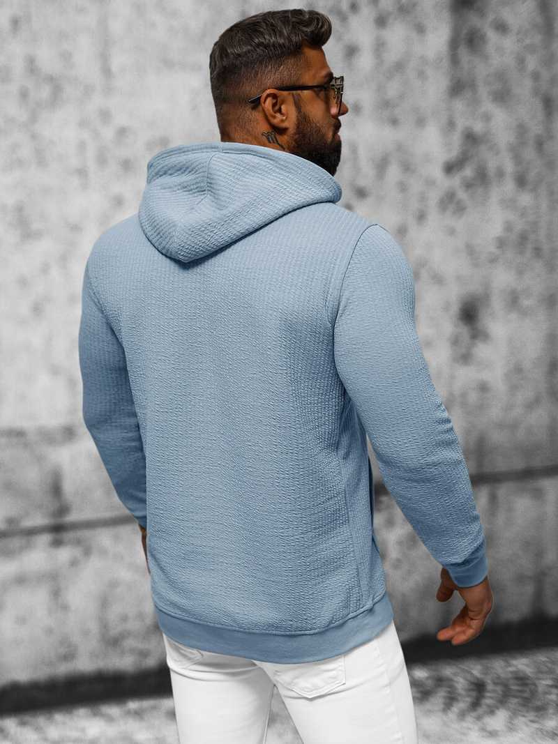 Hanorac bărbați albastră OZONEE O/TB2273