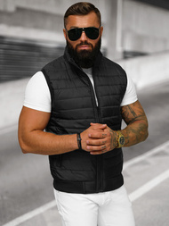 Vestă bărbați neagră OZONEE JS/MY77Z