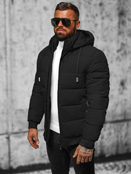 Geacă de bărbați neagră OZONEE JS/31M5006