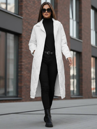 Geacă de femei alb OZONEE JS/5M3177/281Z