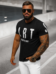 Tricou bărbați negru OZONEE O/8T1263/3