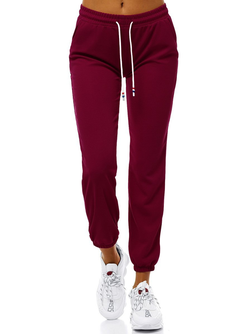 Pantaloni de training dame bordo OZONEE JS/1020/B13
