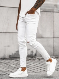 Blugi Bărbaţi Albi OZONEE E/5391/01Z