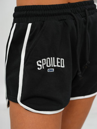 Trening dama doua piese negru-alb OZONEE JS/M58631AB