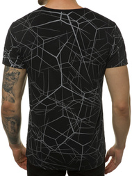 Tricou bărbați negri OZONEE JS/SS10935