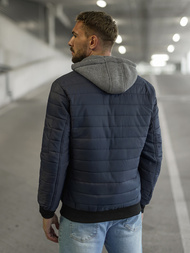 Jachetă bărbați bleumarin OZONEE JS/8M985/215Z