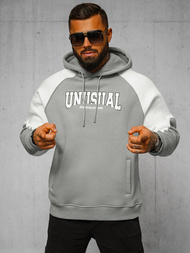 Hanorac gri OZONEE O/SWE23027Z