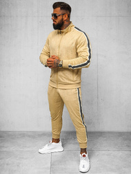 Compleu sport bărbaţi bej OZONEE O/3C101/2