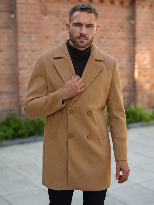 Palton bărbați camel OZONEE JS/11Z8269