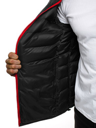 Jachetă de primăvară bărbați neagră/2 OZONEE JB/JP1111