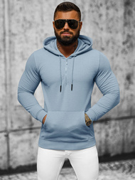 Hanorac bărbați albastră OZONEE O/TB2273