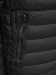 Jachetă bărbați neagră OZONEE JS/M792/392