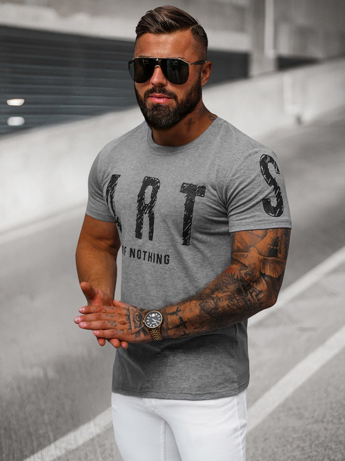 Tricou bărbați antracit OZONEE O/8T1263/5