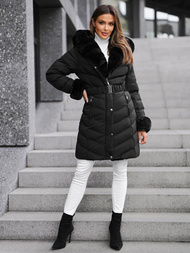 Geacă de femei neagra OZONEE JS/5M3156/392