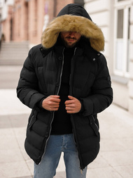 Geacă bărbați neagră OZONEE JS/5M3122/392Z