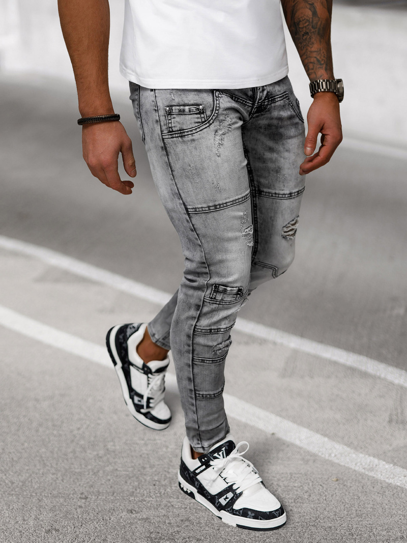 Blugi bărbaţi antracit OZONEE NB/MP0163N