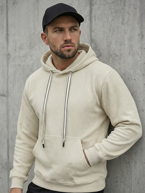 Hanorac bărbați écru OZONEE O/G3065