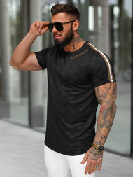 Tricou bărbați negri OZONEE O/QS11621