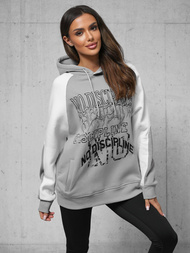 Hanorac oversize gri OZONEE O/SWE23037Z