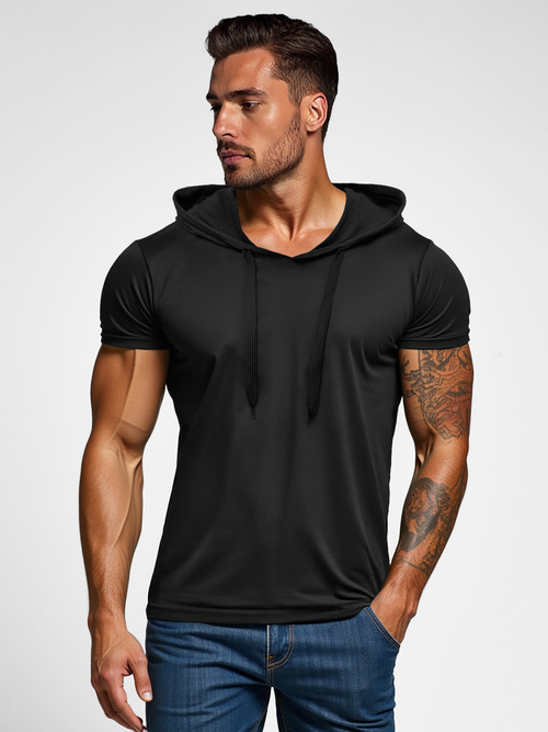 Tricou bărbați negru OZONEE JS/8T89/3Z