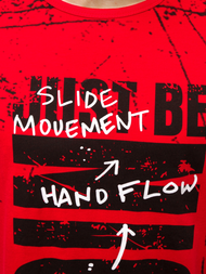 Tricou bărbați roșu OZONEE JS/KS1983