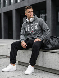 Hanorac bărbați antracit OZONEE JS/8B1737/5