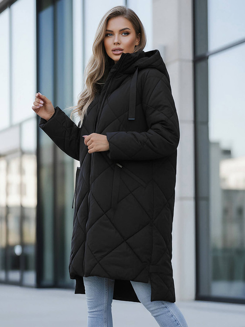 Geacă de femei neagra OZONEE JS/5M3168/392Z